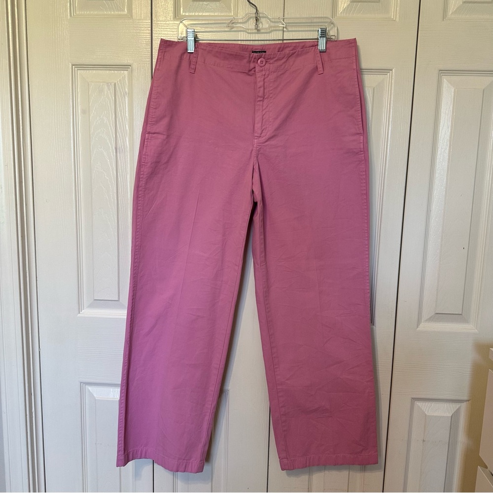 J. Crew Sailor Heritage Chinos Pants Women’s Pink Mauve Straight Leg Size 30